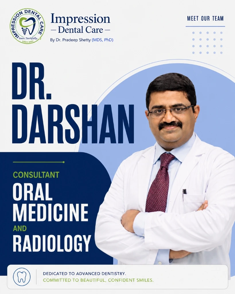 Dr. Darshan Hiremutt (BDS, MDS) — Consultant Oral Medicine and Radiology
